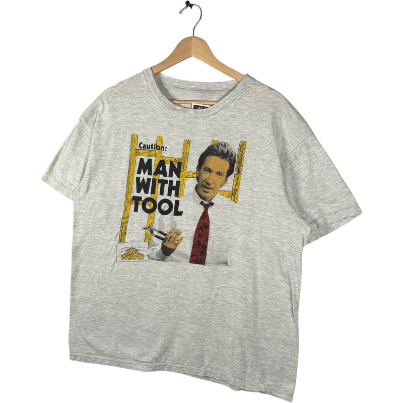 Vintage "Caution: Man With Tool" Home Improvement Tee