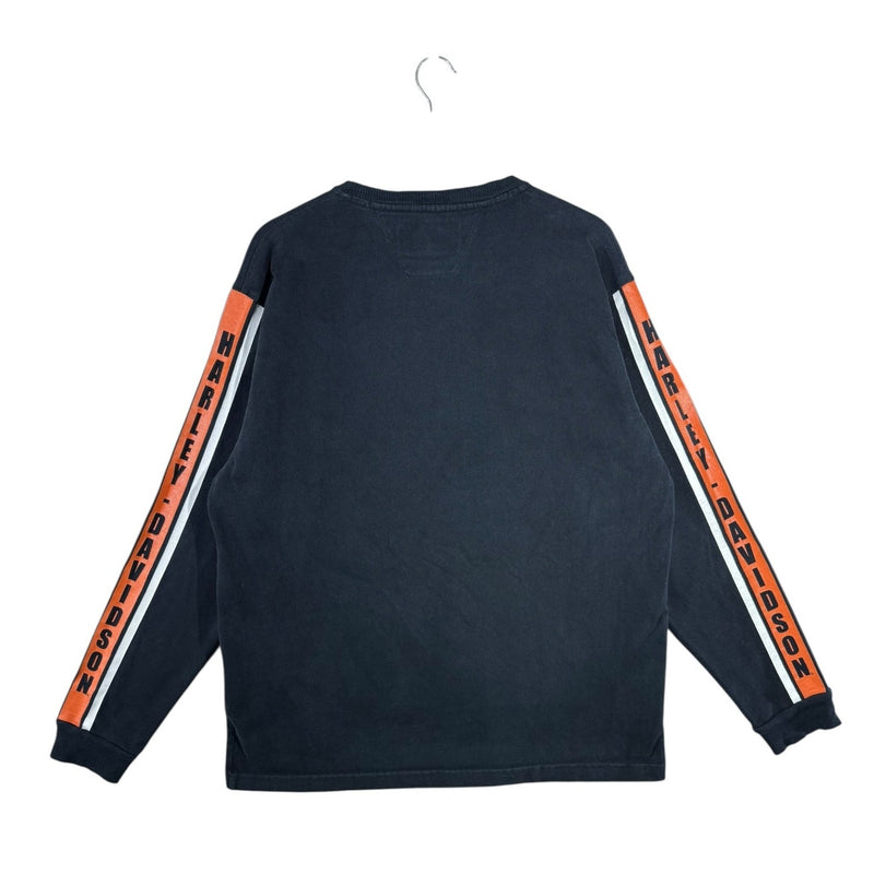 Vintage Harley Davidson Motorcycle Biker Long Sleeve Sweatshirt