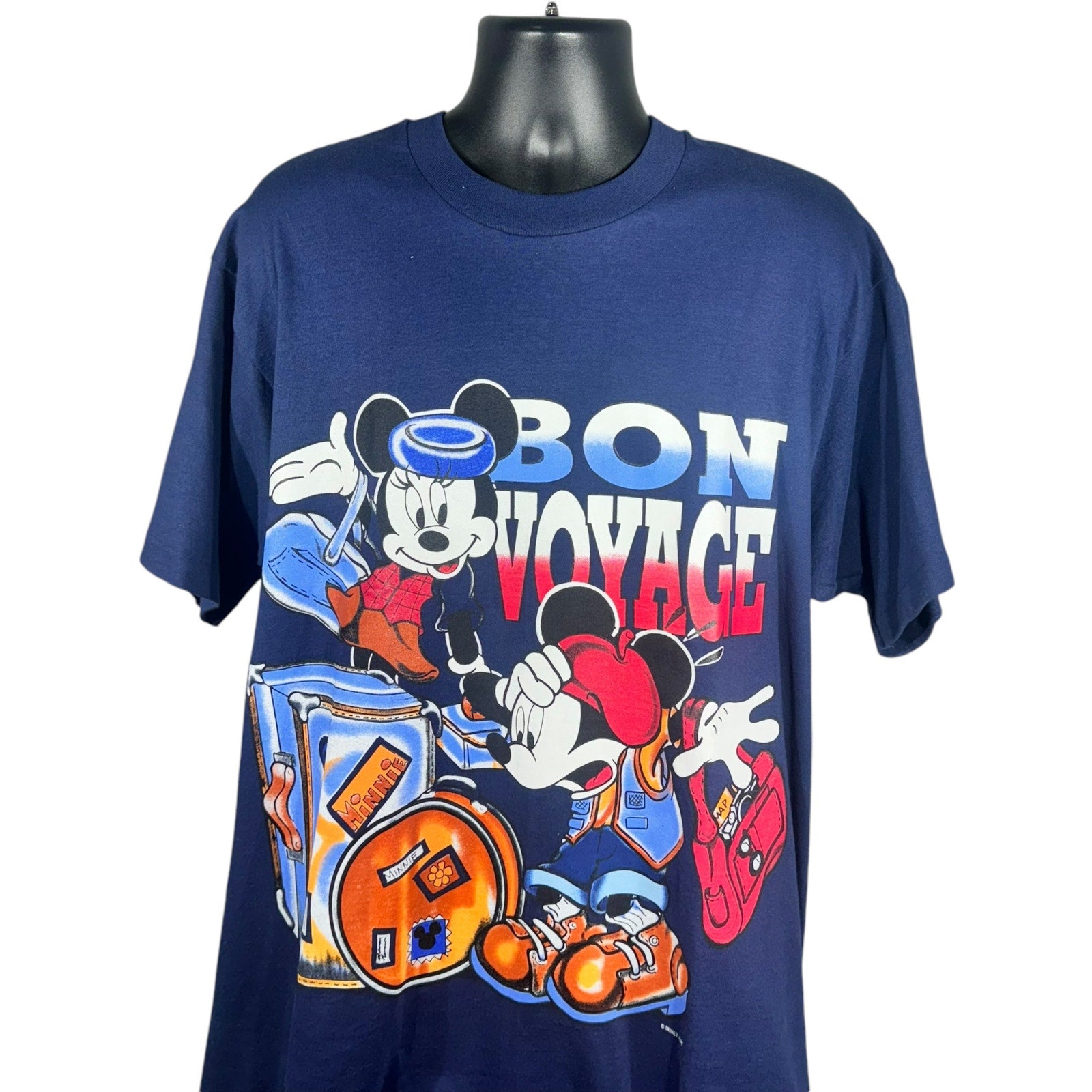 Vintage Disney Mickey Mouse "Bon Voyage" Tee