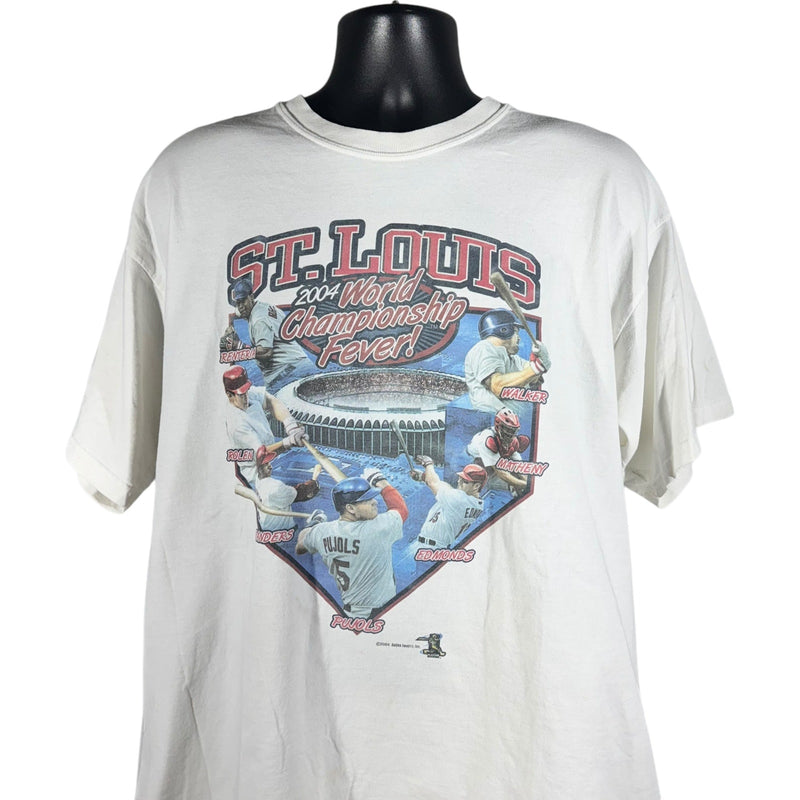 Vintage St. Louis Cardinals World Series MLB Tee 2004