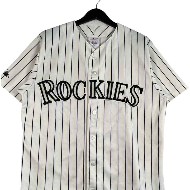Vintage Majestic Colorado Rockies Spellout MLB Jersey