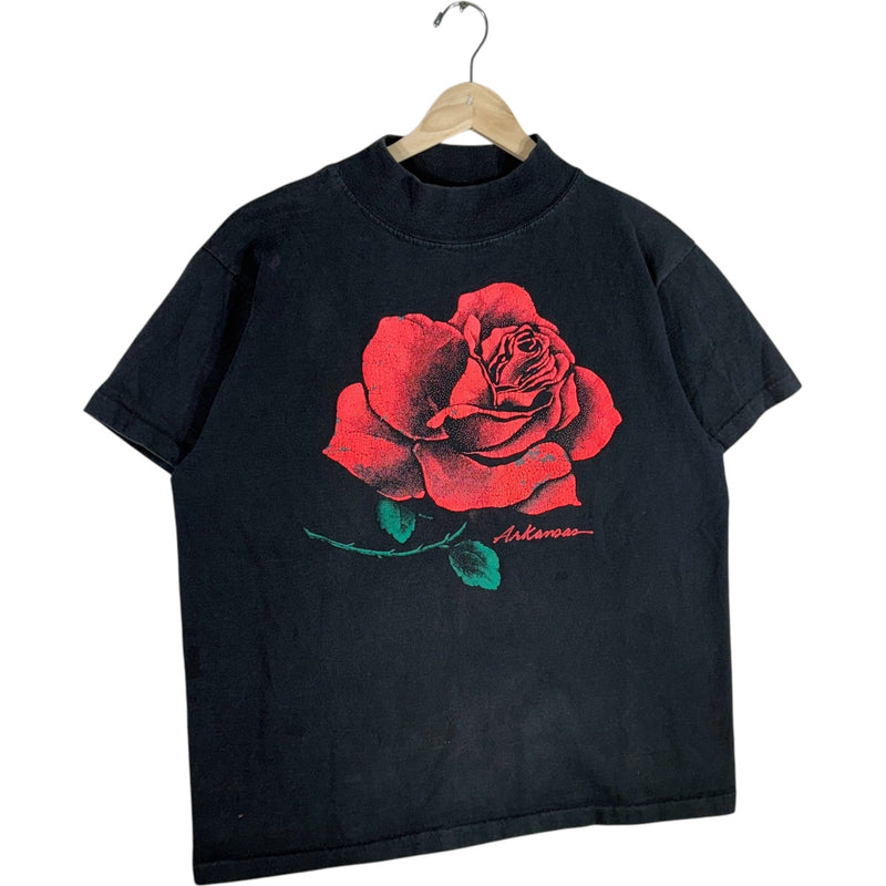 Vintage Rose Flower Mega Print Arkansas Souvenir Tee