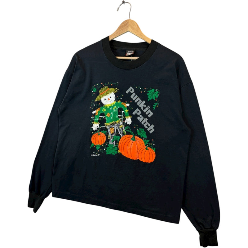 Vintage Pumpkin Patch  Scarecrow Crewneck