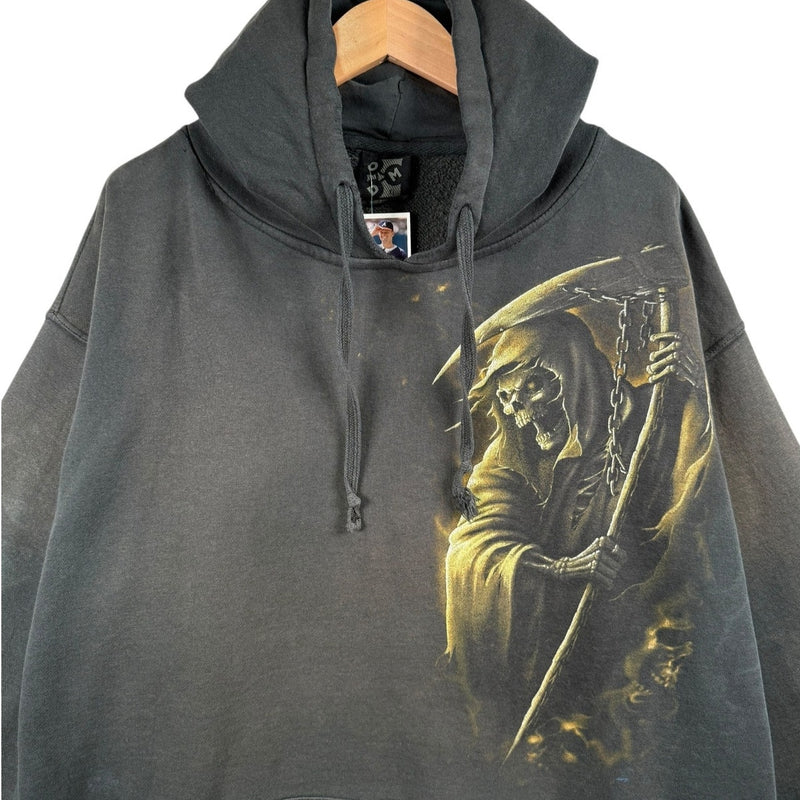 Vintage DOM Grim Reaper Graphic Hoodie