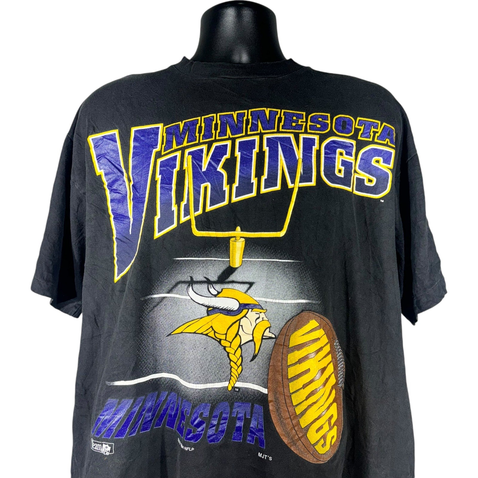 Vintage Minnesota Vikings Spellout Tee 90s