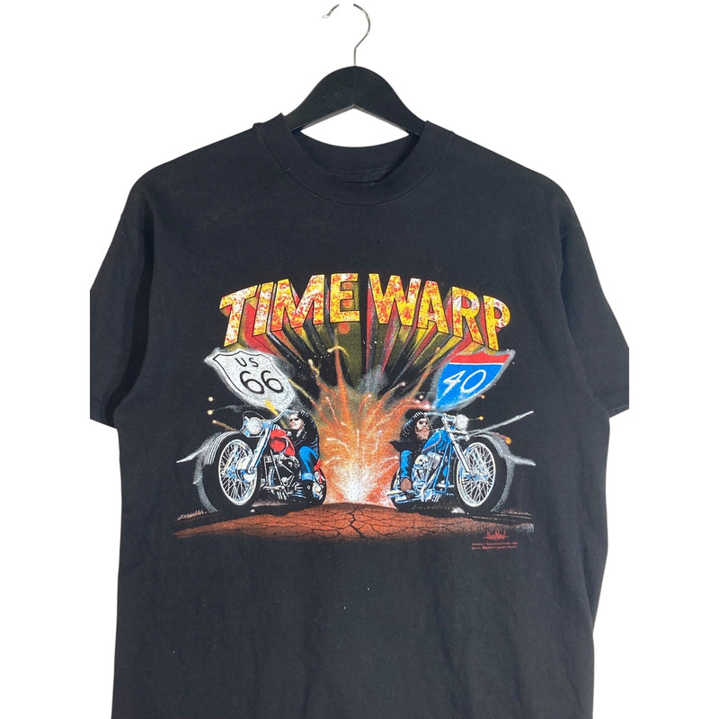 Vintage Time Warp Roland's Motor Works Biker T-Shirt