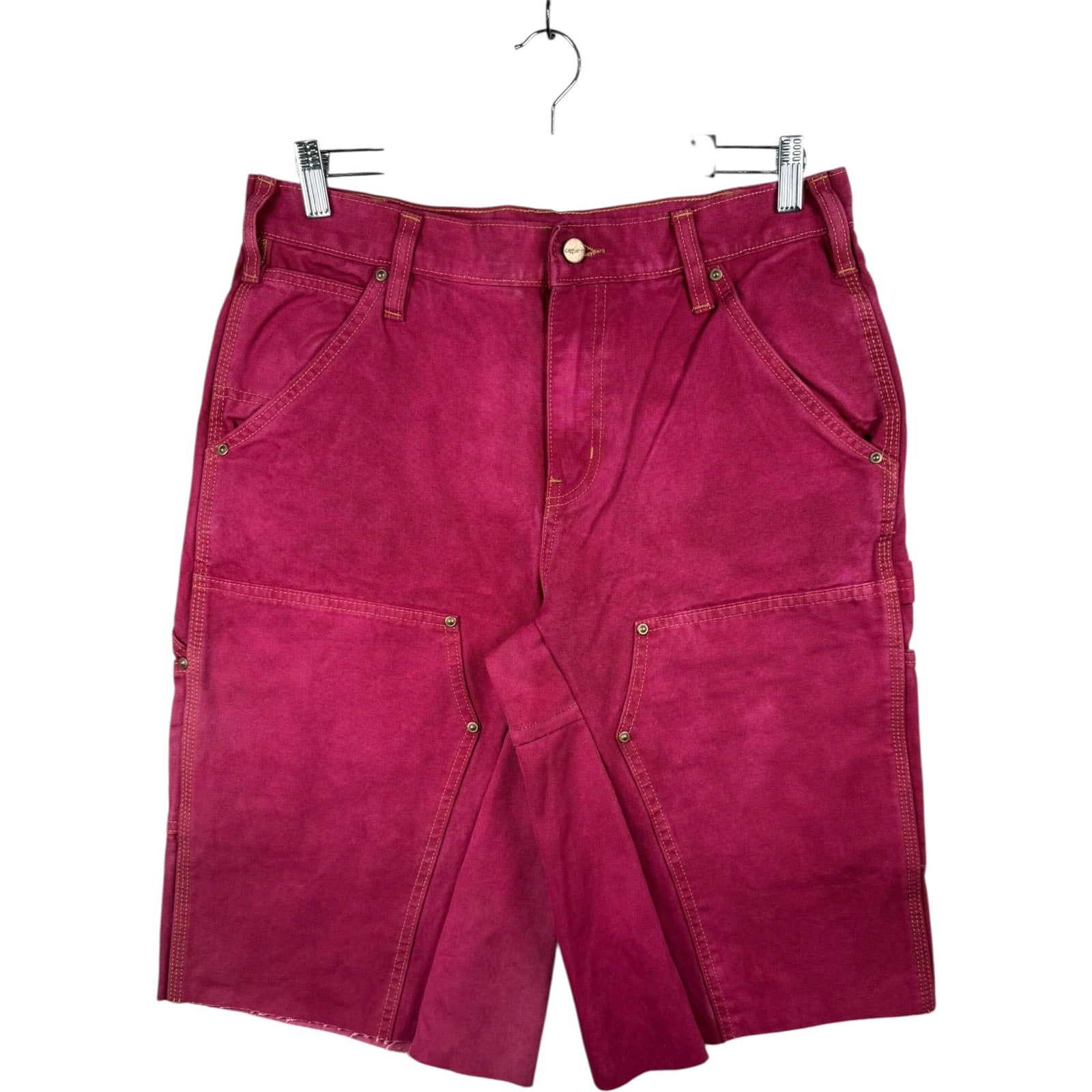 Vintage Carhartt Double Knee Carpenter Cut-out Cargo Shorts 34