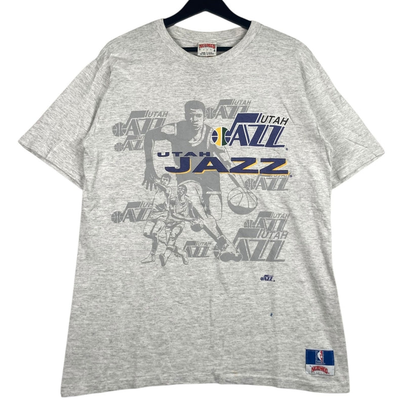 Vintage Nutmeg Utah Jazz NBA T-Shirt 90s