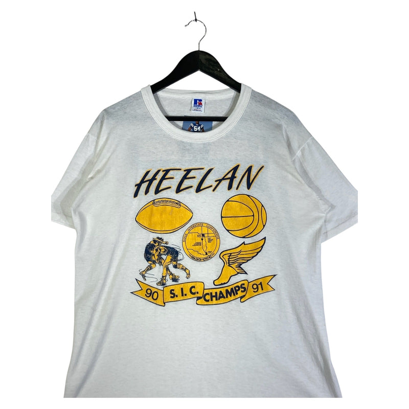 Vintage Heelan Crusaders S.I.C. Champs T-Shirt 1991