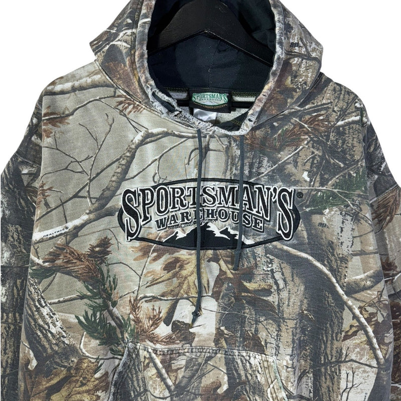 Vintage Sportsman’s Warehouse Camo Pullover Hoodie