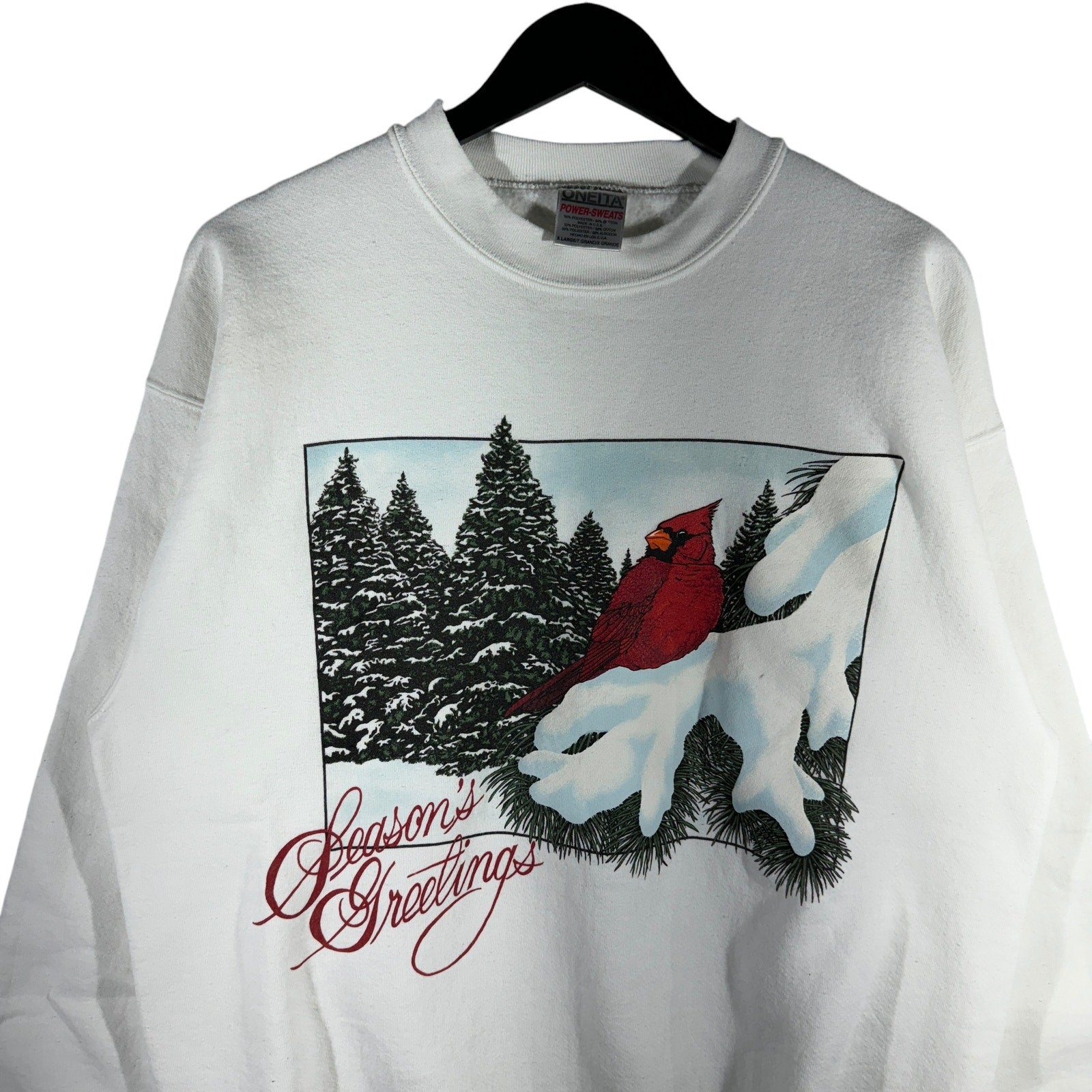 Vintage Seasons Greetings Winter Crewneck