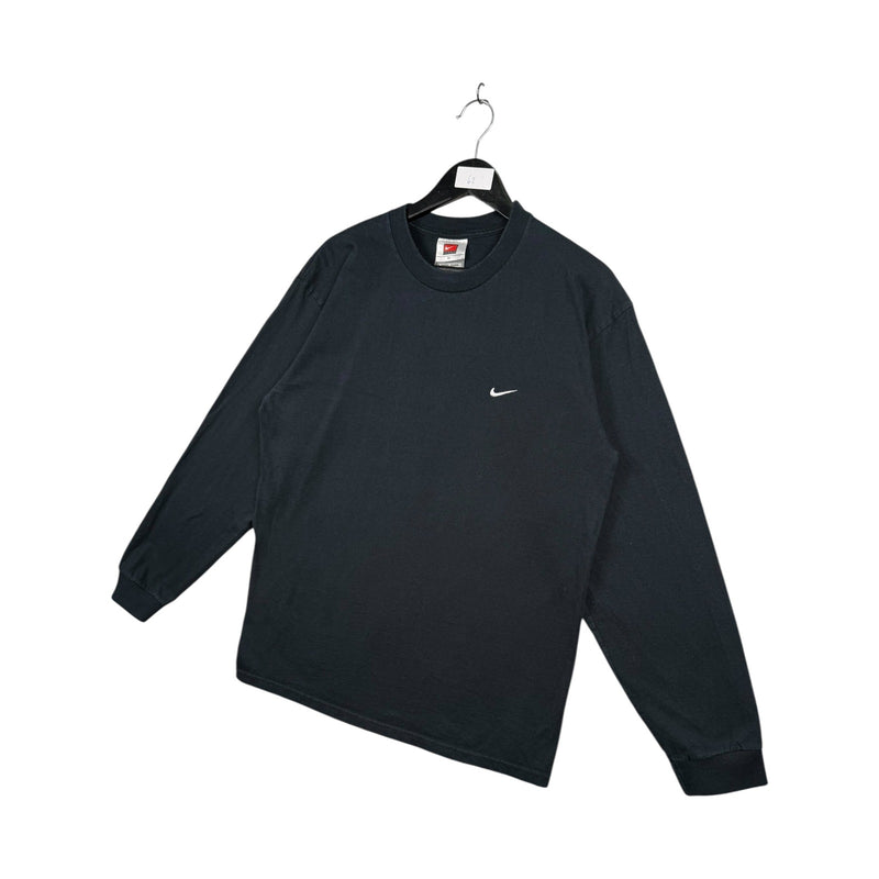 Vintage Nike Solid Long Sleeve T-shirt