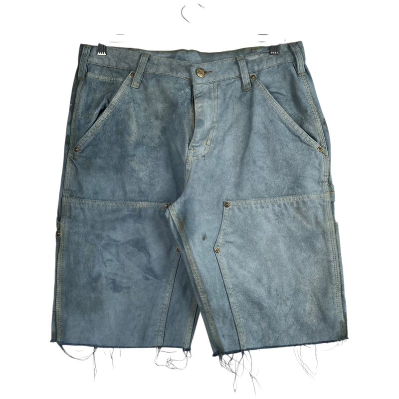Vintage Carhartt Raw Hem Relaxed Carpenter Cargo Shorts 34