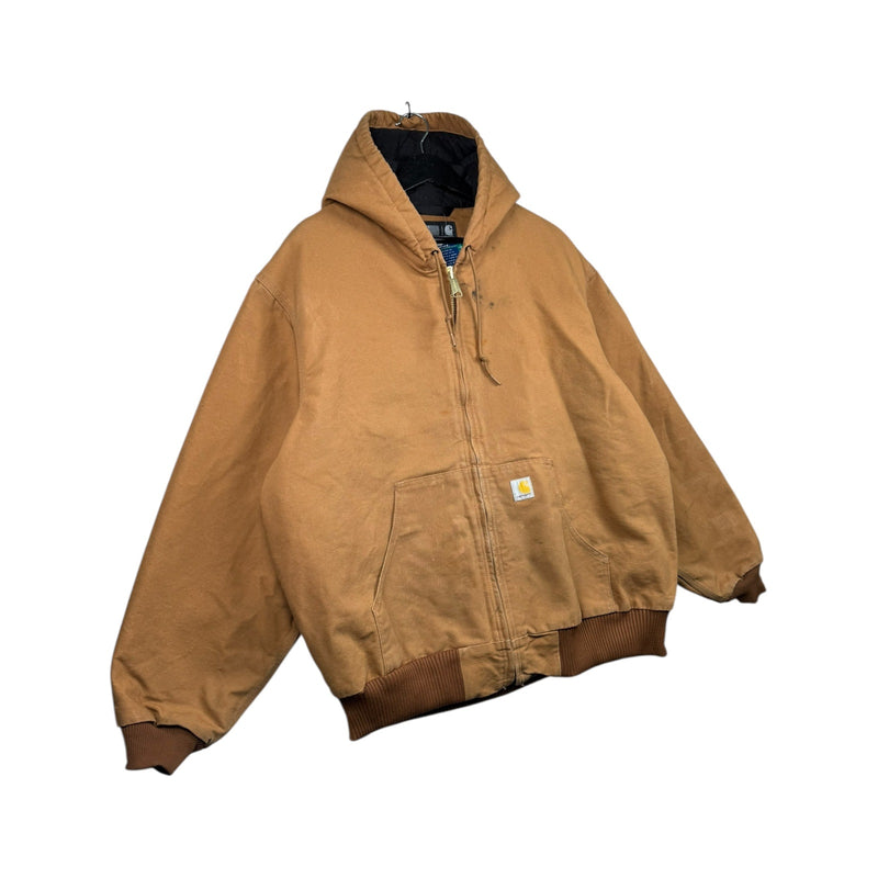 Vintage Carhartt Active Loose Full Zip Hoodie