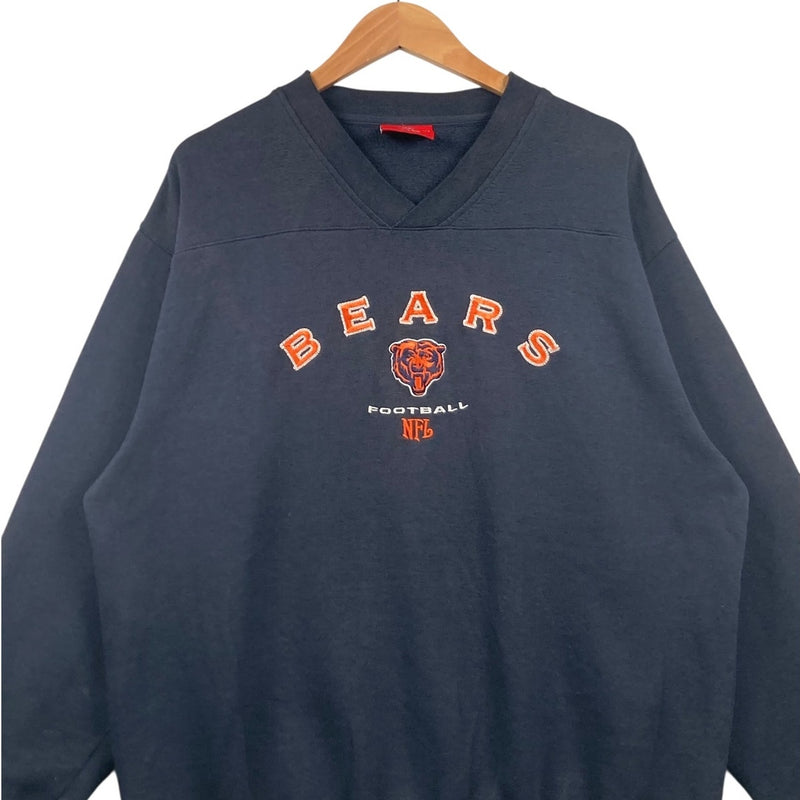Vintage Chicago Bears NFL V-Neck Sweatshirt