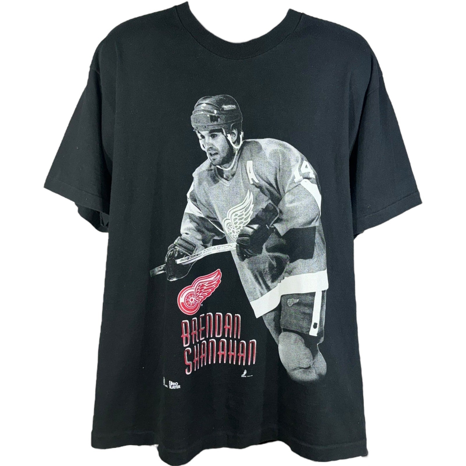 Vintage Pro Player Detroit Red Wings Brendan Shanahan NHL Tee