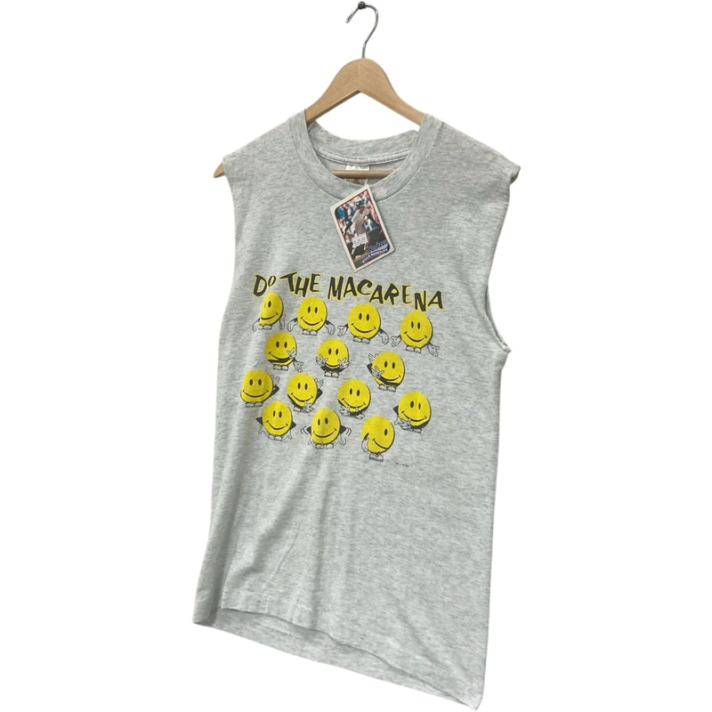 Vintage "Do The Macarena" Smiley Face Cut Off Tee