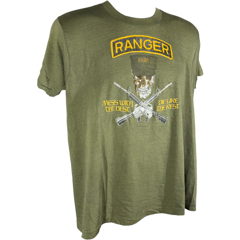 Vintage "Mess With The Best.." Army Ranger Military Tee 90s