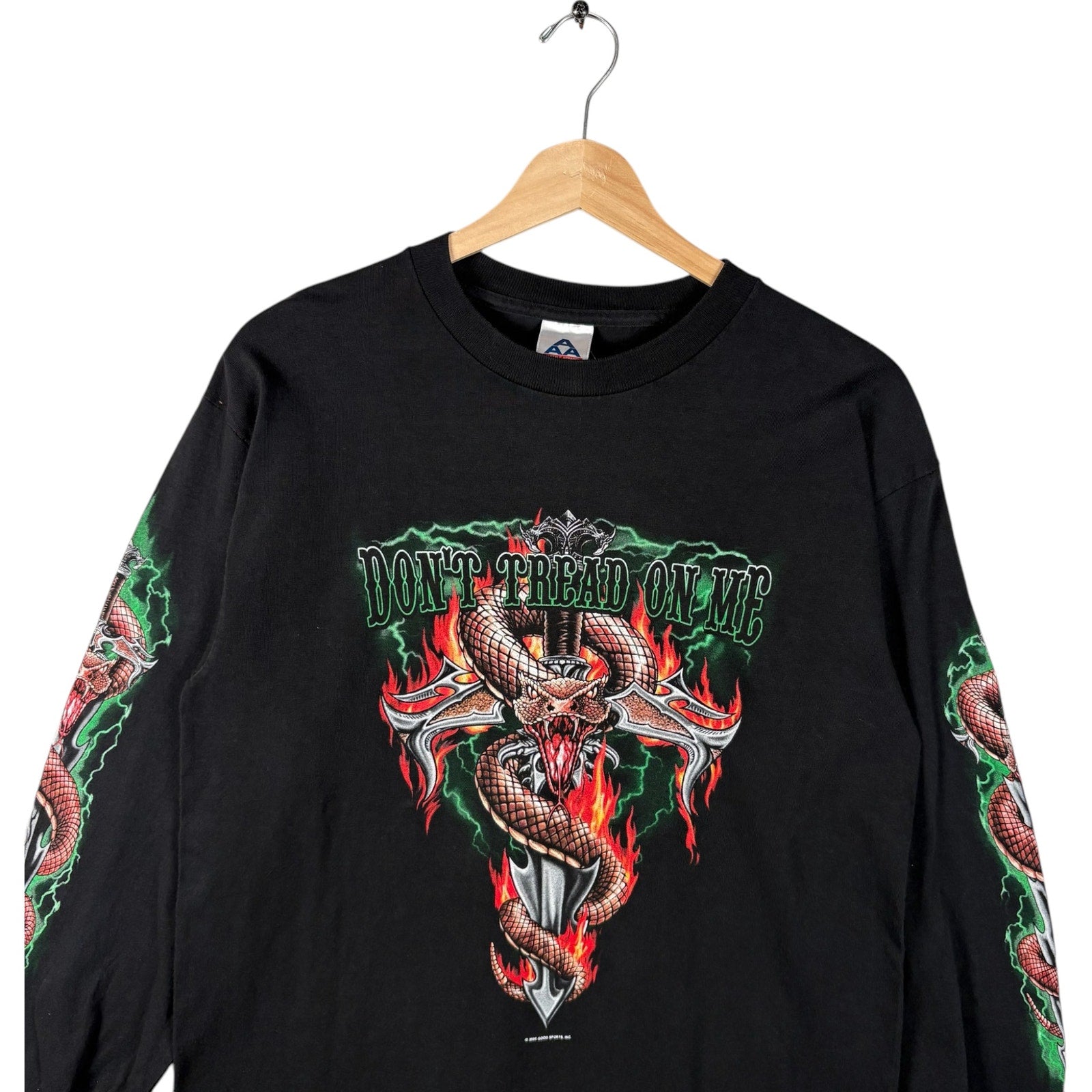 Vintage "Don't Tread on Me" Rattlesnake Long Sleeve