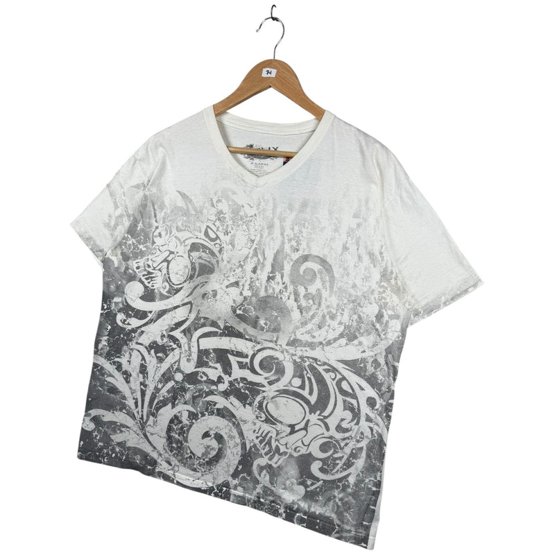 ** Missing Size **Vintage Tribal Graphic Short Sleeve T-Shirt