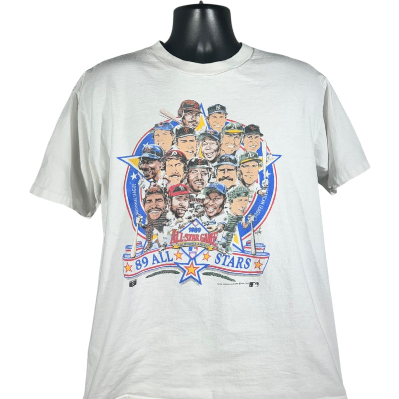 Vintage California Angels All Star Game Caricature MLB Tee