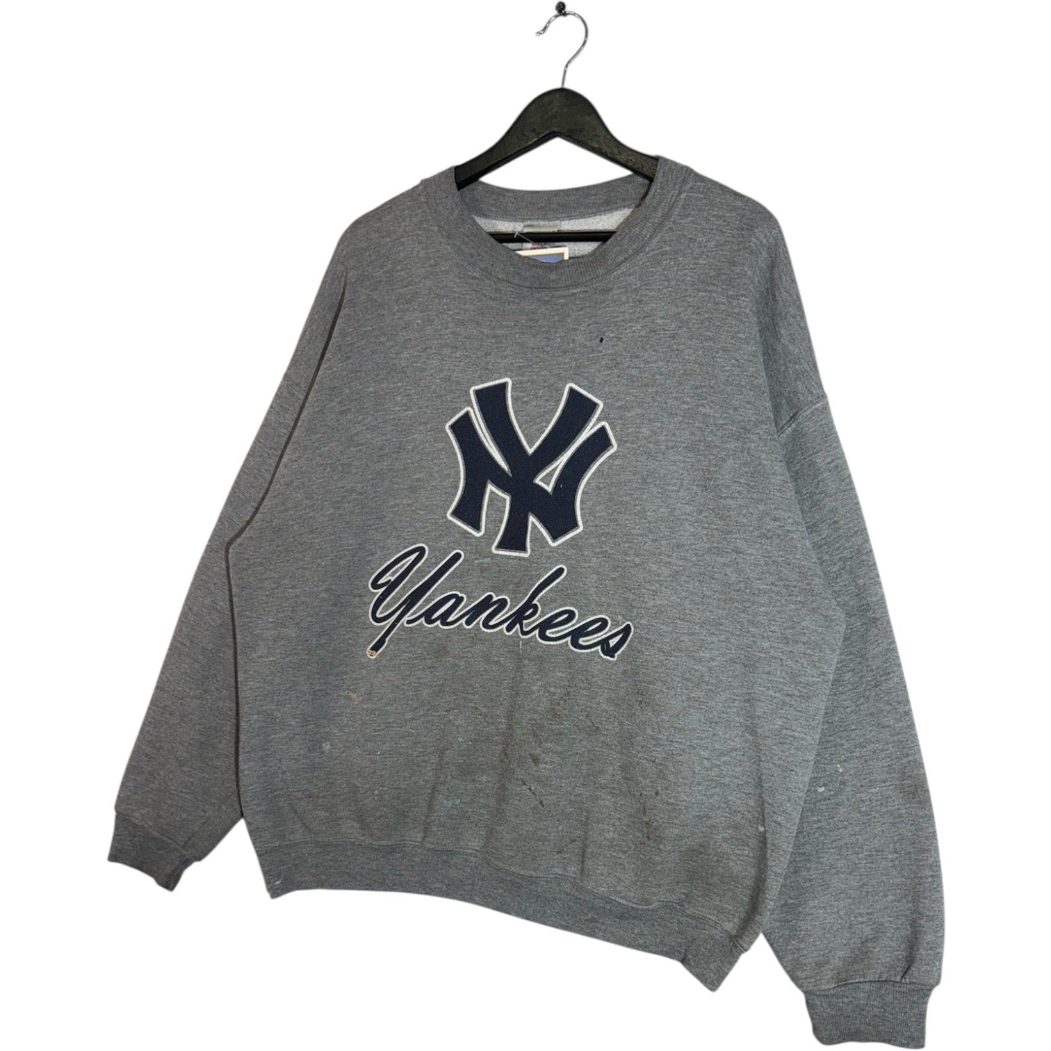 Vintage Yankees Spellout Crewneck XL