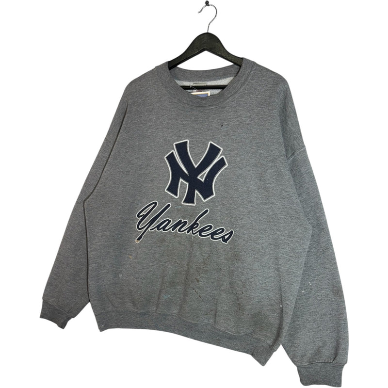 Vintage Yankees Spellout Crewneck XL