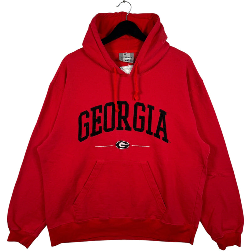 Vintage University Of Georgia Arch Spellout Pullover Hoodie