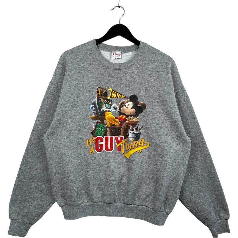 Vintage Disney "It's A Guy Thing" Mickey Mouse Crewneck