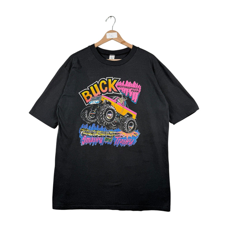 Vintage Buck Motorsports Park Monster Truck T-Shirt