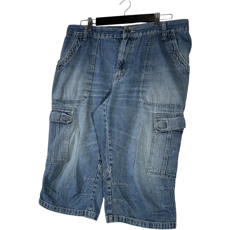 Vintage Bermuda Denim Cargo Shorts 38x19