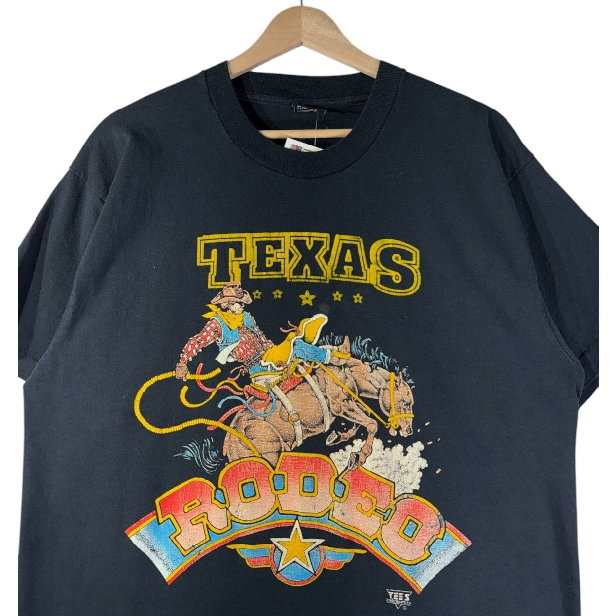 Vintage Texas Rodeo Cowboy Graphic T-Shirt