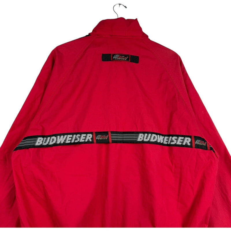 Vintage Pro Player Budweiser Bud Racing Windbreaker