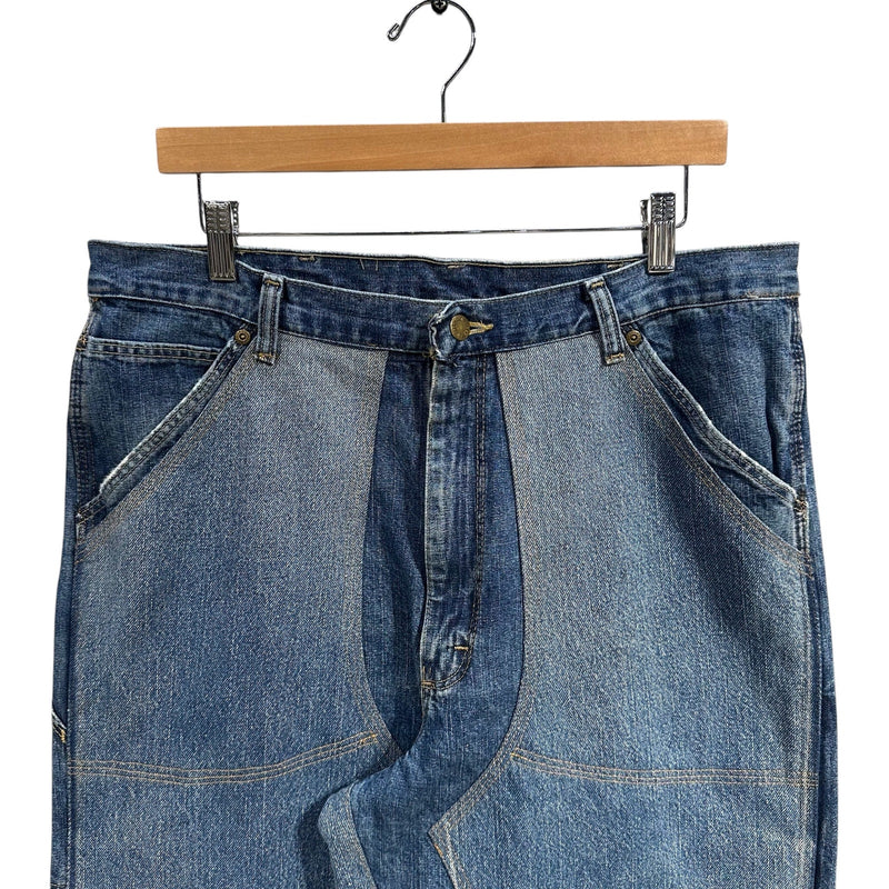 Cut & Sew Carhartt Double Knee Denim Jeans 36x34