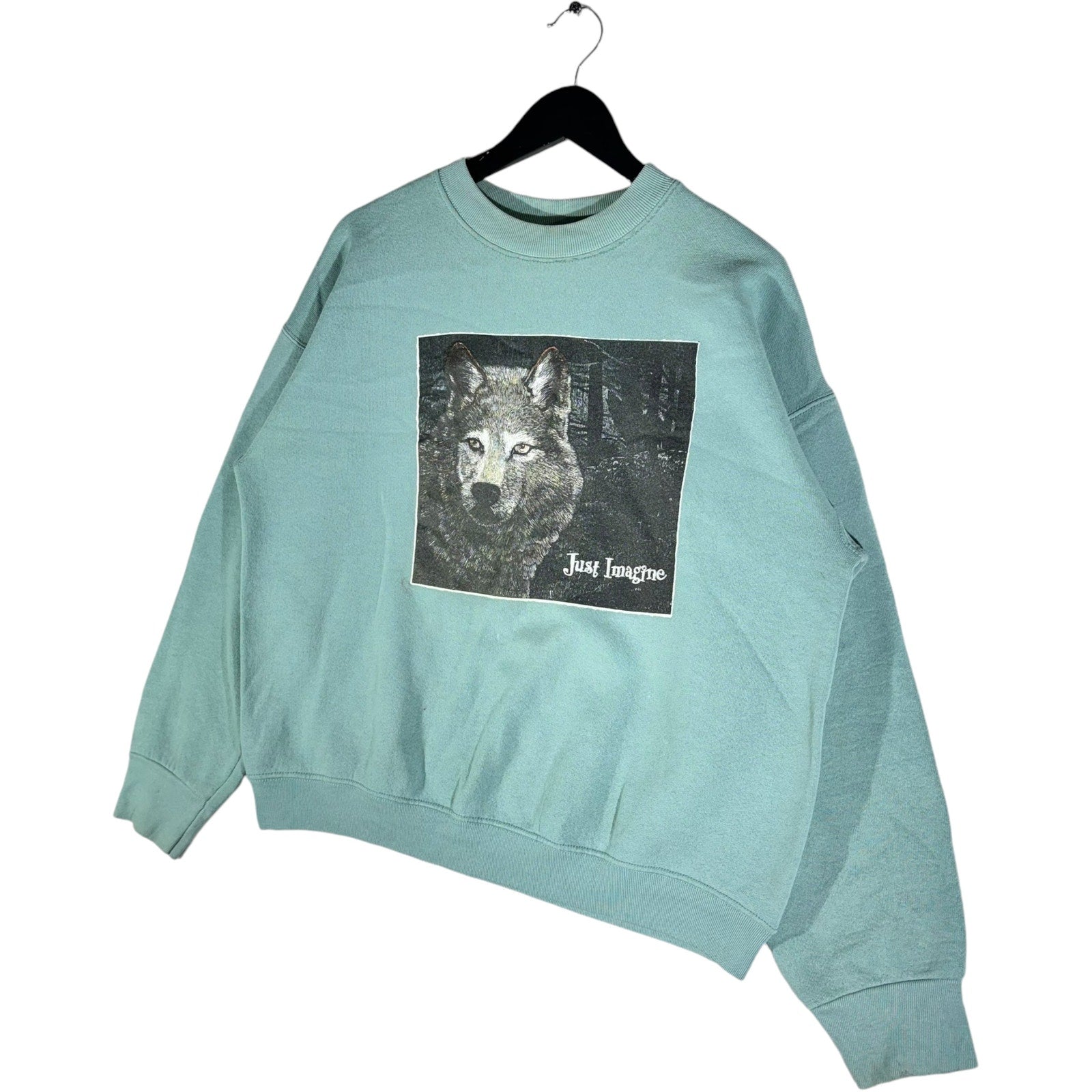 Vintage Wolf Nature Crewneck