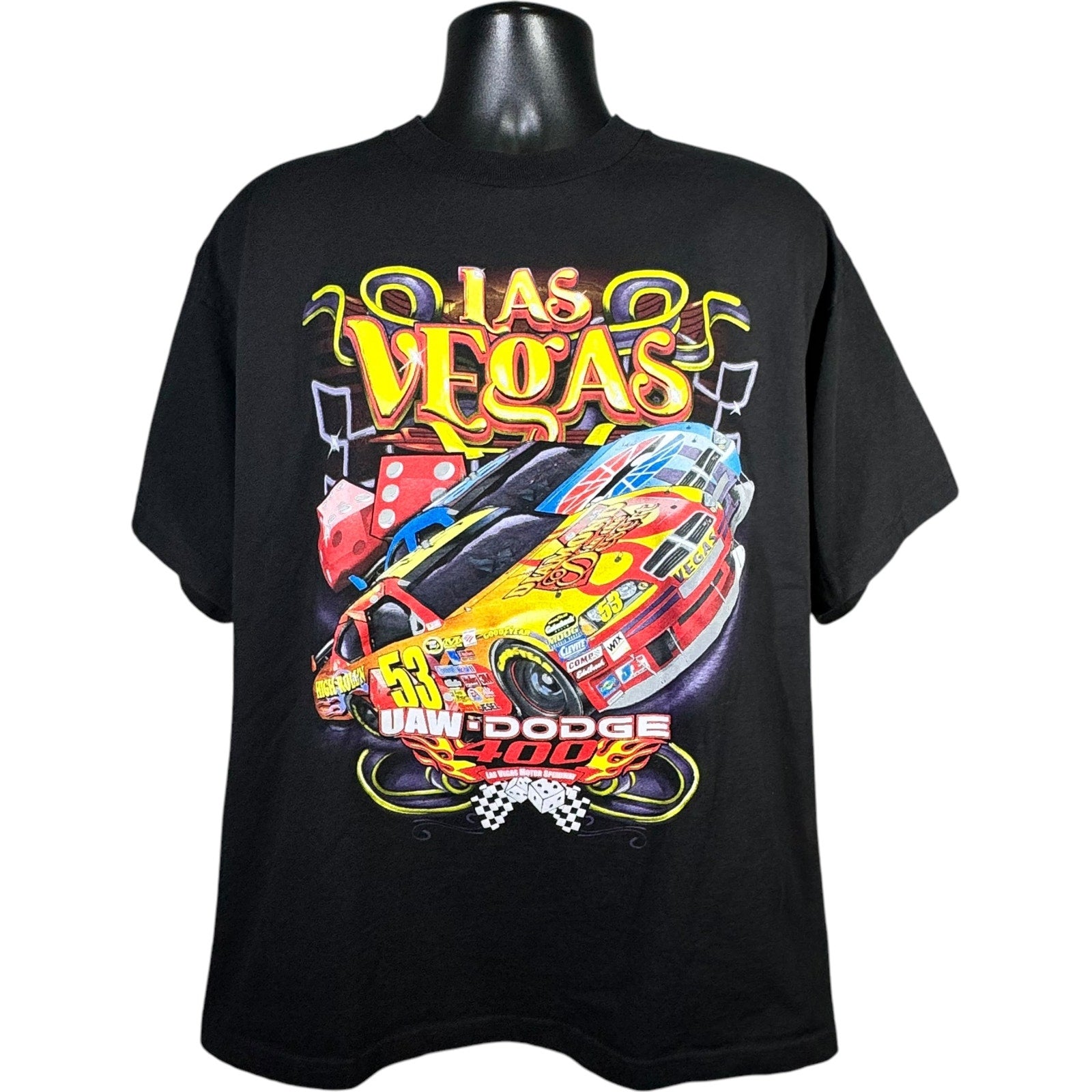 Vintage NASCAR Las Vegas 400 Racing Tee 2008