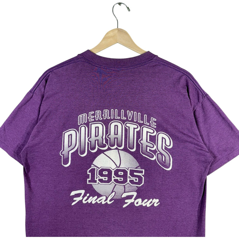 Vintage Merrillville Pirates Final Four Basketball Tee