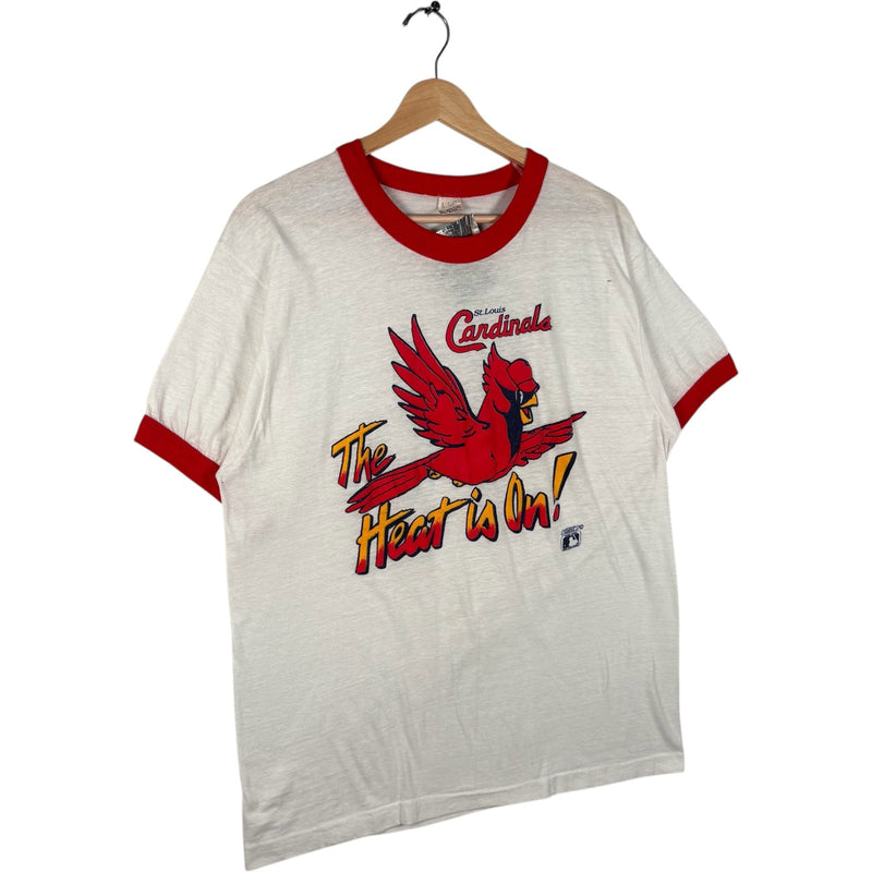 Vintage St. Louis Cardinals"The Heat Is On" MLB Ringer Tee 80s