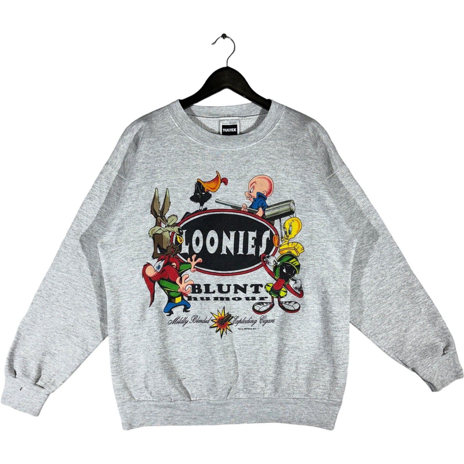 Vintage Looney Tunes Characters "Blunt Humor" Crewneck 90s