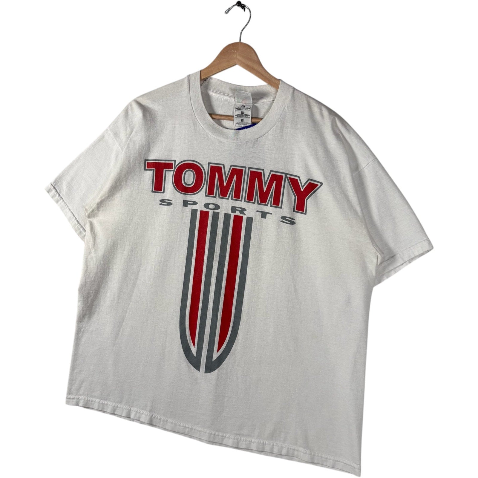 Vintage Tommy Sports Spellout Tee