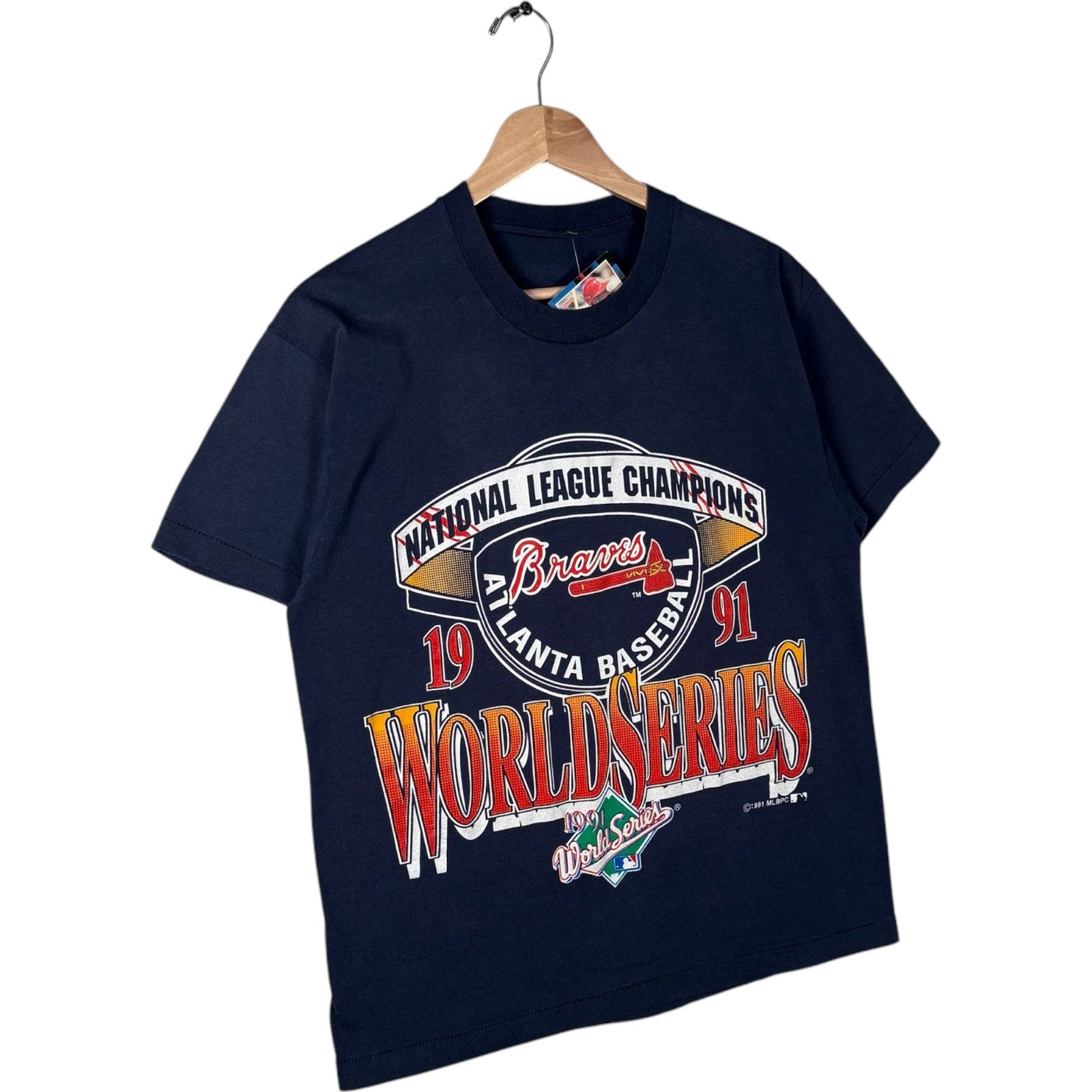 Vintage Atlanta Braves World Series MLB Tee 1991