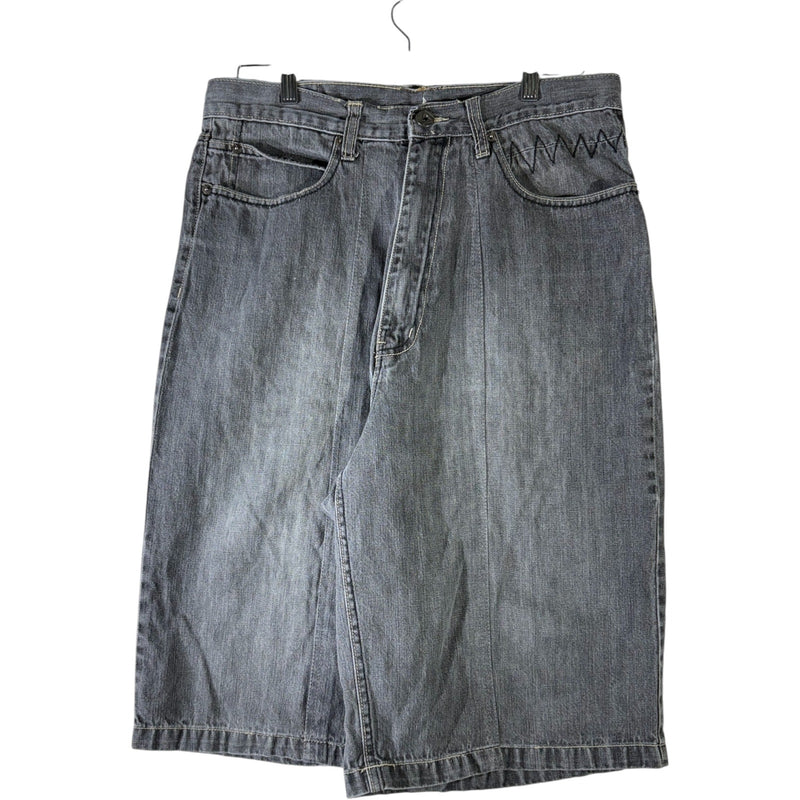 Vintage Bermuda Utility Denim Shorts 34x13
