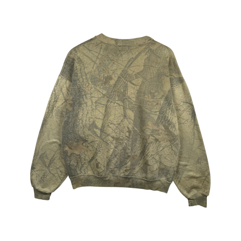 Vintage Over All Camo Crewneck
