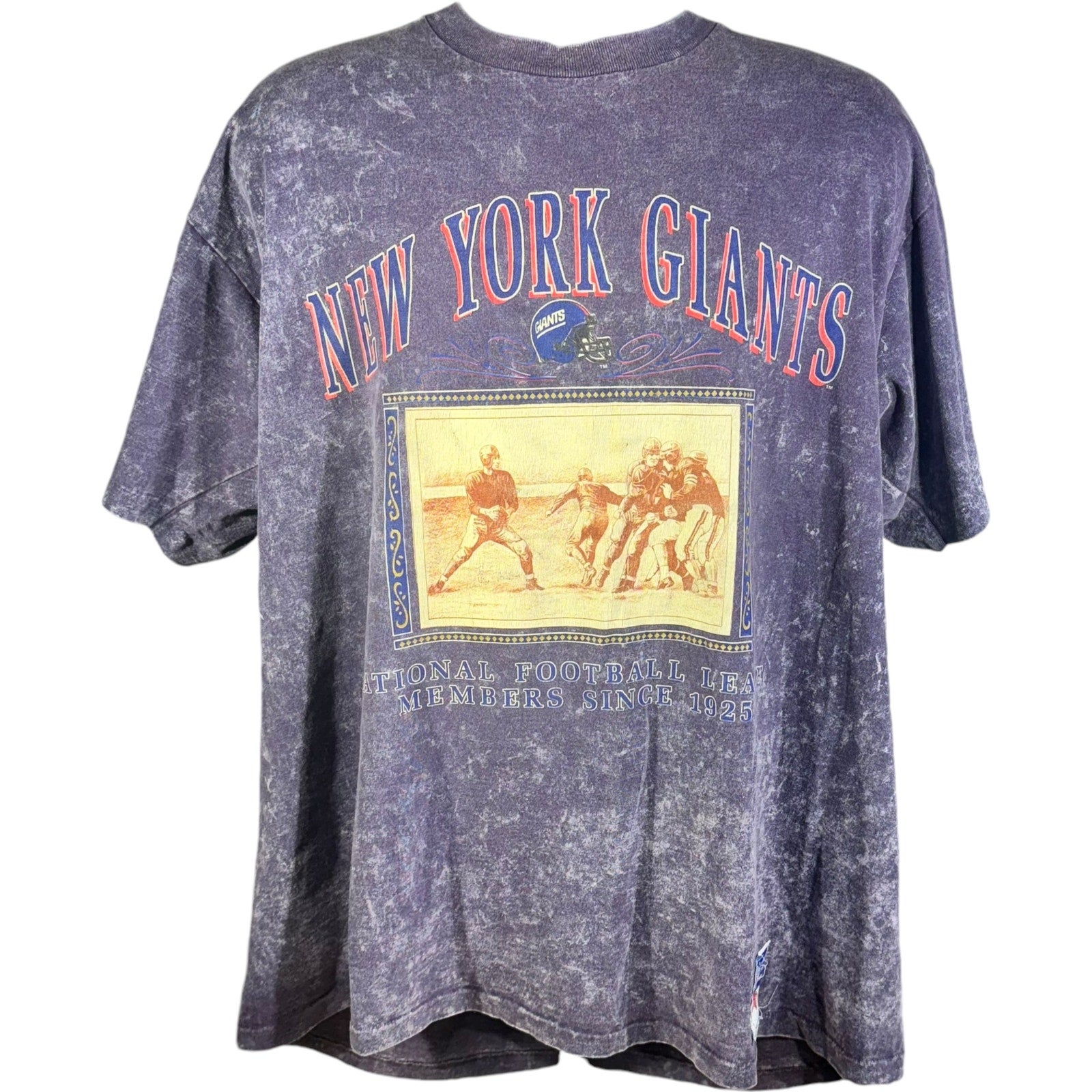 Vintage New York Giants " NFL Members Since 1925 " Nutmeg Tee