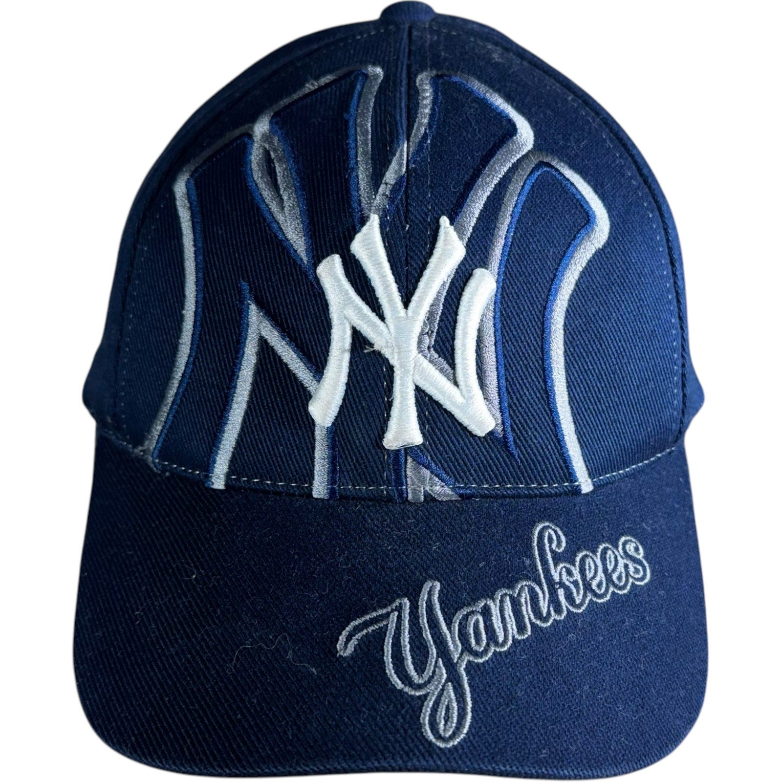 Vintage New York Yankees Double Logo Velcro Hat