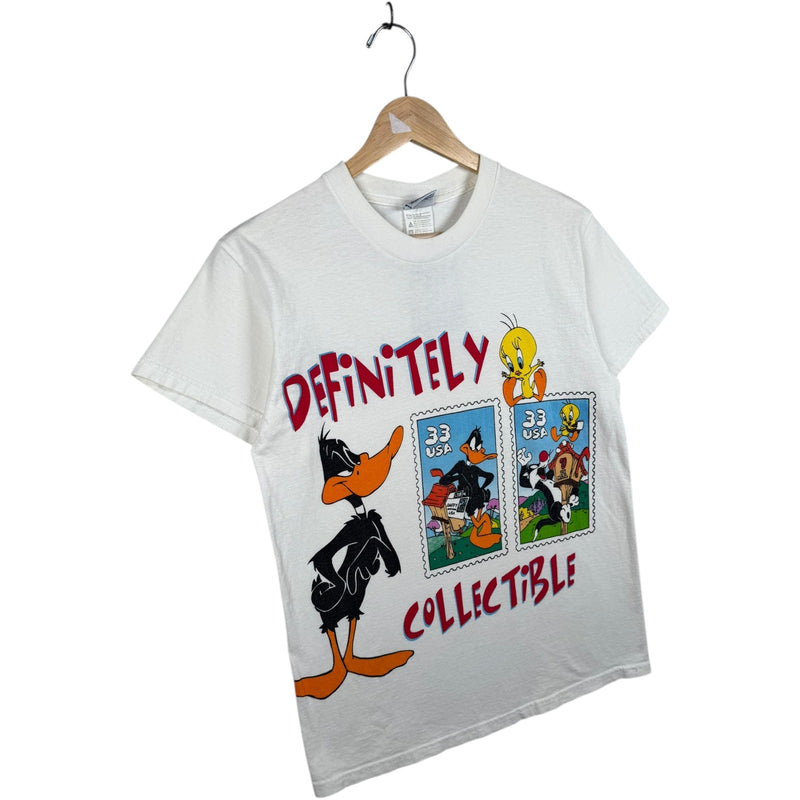 Vintage Looney Tunes Daffy Duck Tweety Definitely Collectible T-Shirt