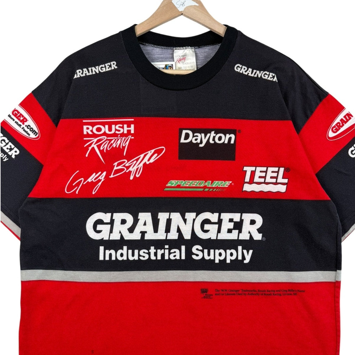 Vintage Roush Racing Greg Biffle #50 Grainger T-Shirt