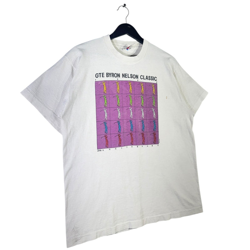 Vintage GTE Byron Nelson Classic Golf 25th Anniversary T-Shirt 90s