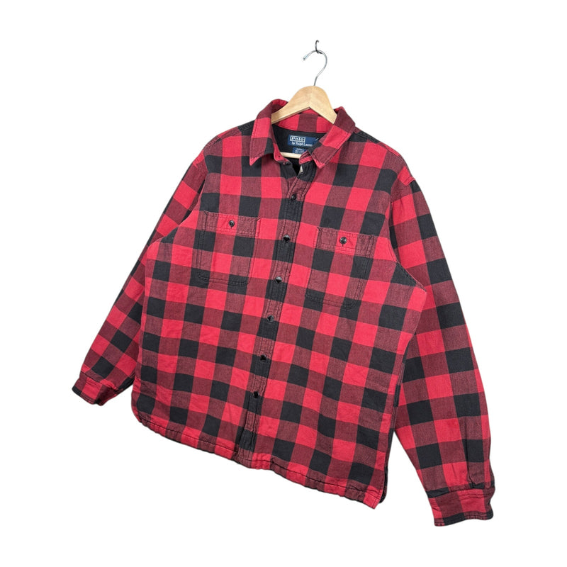Vintage Polo Ralph Lauren Farrell Flannel Long Sleeve Button Up