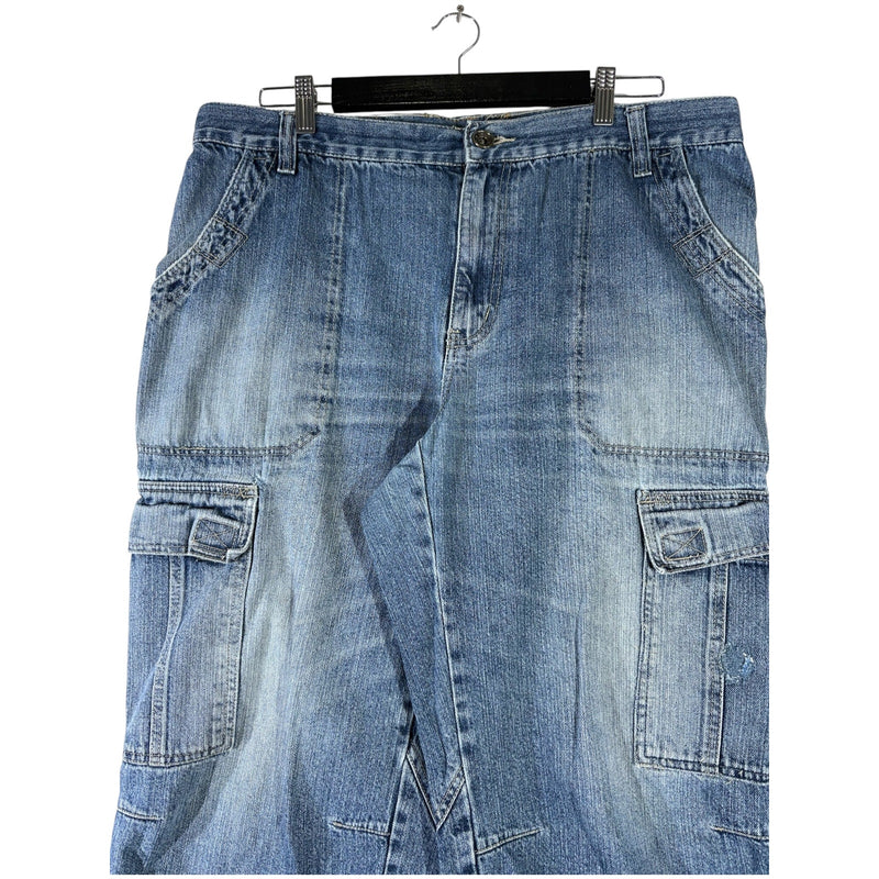 Vintage Bermuda Denim Cargo Shorts 38x19